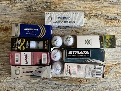 24 Golfbälle: Bridgestone,Noodle,Precept,TopFlight,StradaPinnacle, NEU Origimalv