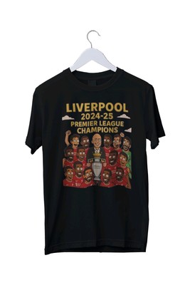 Liverpool 20 Premier League Champion Graphic Print T-Shirt S M L
