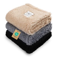 1 Pack 3 Calming Blankets Fluffy Premium Fleece Pet Blanket Soft Sherpa Throw...