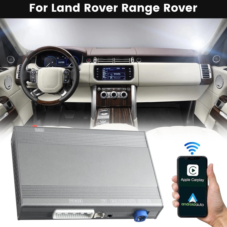 Wireless Carplay Android Auto For Land Rover/Jaguar/Range Rover/Discovery/Evoque Foto 2 de 4
