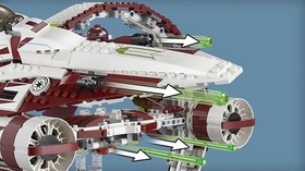 LEGO Star Wars Jedi Starfighter with Hyperdrive 75191 Building Kit (825 Piece),