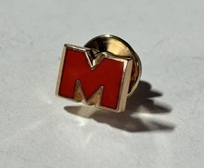 10k Gold Monsanto Logo Lapel Tie Tac Pin Employee Service Award