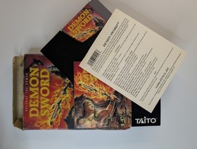 Demon Sword Nintendo NES Video Game CIB