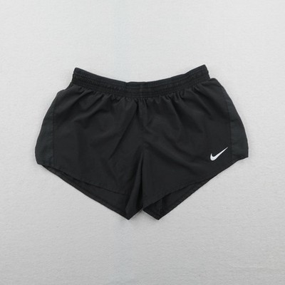 Nike Shorts Womens Large Black Fast Tempo Dri Fit Lined Running Jogging Athletic