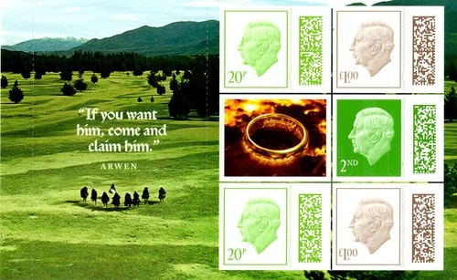 GB 2026 MINT PANE 3 LORD OF THE RINGS CY14 MPIL PRESTIGE BOOK PANE 19.03.26