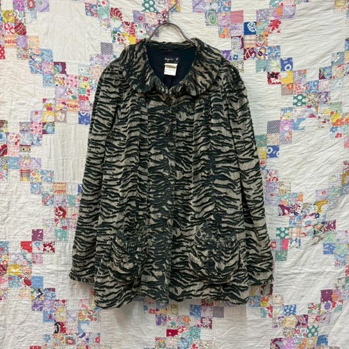 Agnès b., Agnes B. Zebra Fur Jacket Poland 90s Vintage Used 80s Japan