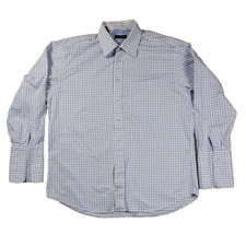 Ted Baker London Cotton Striped Button Down French Cuffs Shirt Size 17 -32/33