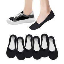 5/6 Pairs No Show Socks Womens Low Cut Liner Non Slip Invisible Hidden Socks ...