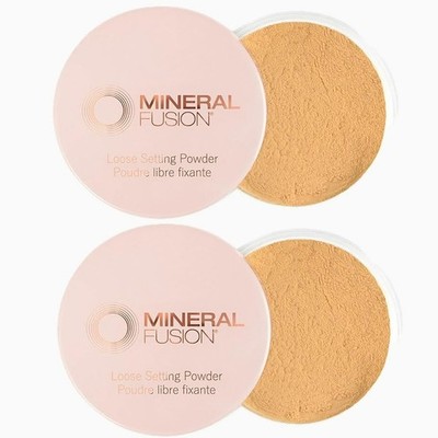 MINERAL FUSION Loose Setting Powder .47oz, Banana - 2 Pack
