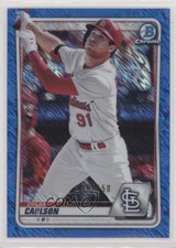 2020 Bowman Chrome Prospects Blue Shimmer Refractor 36/150 Dylan Carlson o7m