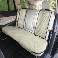 Universal Bench Seat Cover Set Faux Leather Padded For Cars Trucks Suv Vans Universal Bench Seat Cover Set Faux Leather Padded For Cars Trucks Suv Vans