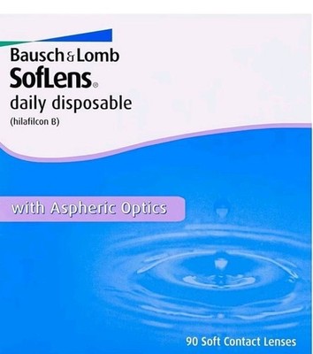 Bausch + Lomb SofLens Daily Disposable Tageslinsen, Kontaktlinsen, weich, 90 St.