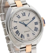 CARTIER Cré de Cartier 1.6" Watches W2CL0002 Stainless Steel/SSxK18PG mens 4