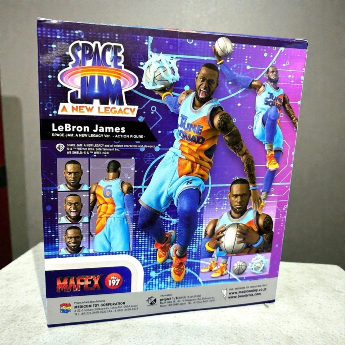 スポーツ MAFEX LeBron James SPACEJAM:A NEW LEGACY MAFEX LeBron James SPACE JAM A NEW LEGACY Ver. No.197 Figure From