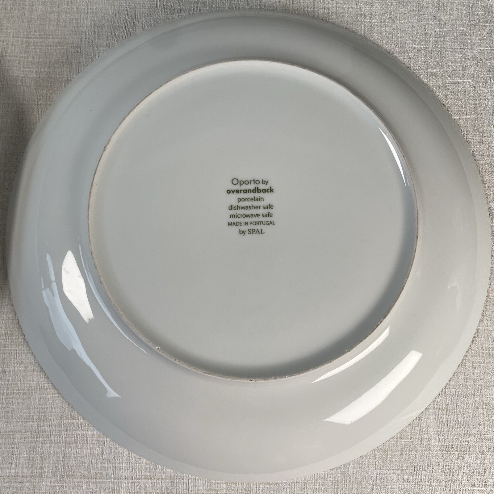 Oporto White overandback Dinner Plates Set Of 3