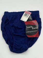 Vintage Barely There Style 2503 Solid Blue Women's 6 7 Panties Panty Nylon NWT
