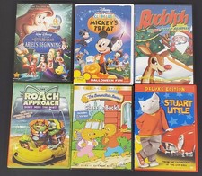 Disney Classic DVD Collection - Set of 6 Animated Movies VG Condition