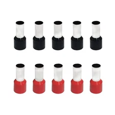 100 Pcs AWG1 Wire Ferrules Terminals,Insulated E50-20 Ferrule Cord Pin End Co...