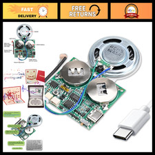 DIY Light Sensor Sound Module, Type-C USB Recordable Chip, 8M Memory Speaker, Pr
