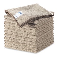 Streak-Free Microfiber Cleaning Cloths - 12 Pack, Ultra-Absorbent Towels for Hom
