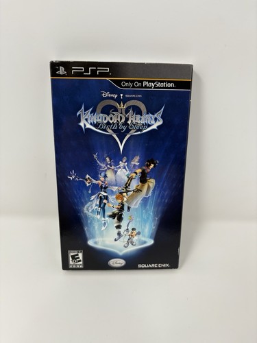 Kingdom Hearts Birth by Sleep + Rare SLIP COVER - CIB Complete in Box - Sony PSP