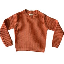 Full Tilt Essentials Girls Knit Sweater Size M Coral