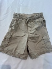 Boys Khaki Oshkosh Cargo 4 Pocket Shorts size 5/5A