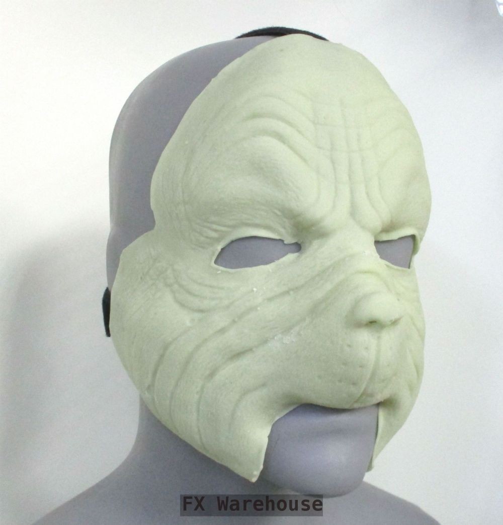 Grinch 1/2 Mask Latex Maskette Whoville Christmas Makeup image 4