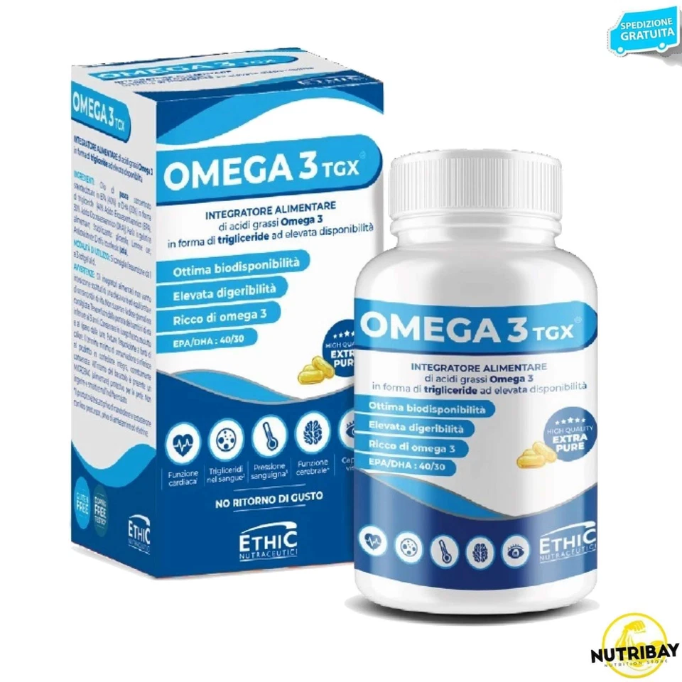 ETHIC SPORT Omega 3TGX - 180 softgel Omega 3 alta qualità
