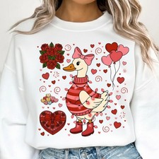 Silly Goose Valentines Funny Honk If You re Mine Sweatshirt