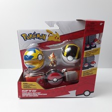 Jazwares PKW4168 Multi Pokemon Clip ‘N’ Go Poké Ball Belt Set With Eevee Figure