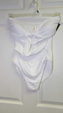 NWT Frederick's of Hollywood Strapless Swimsuit Medium Cutout - 1113