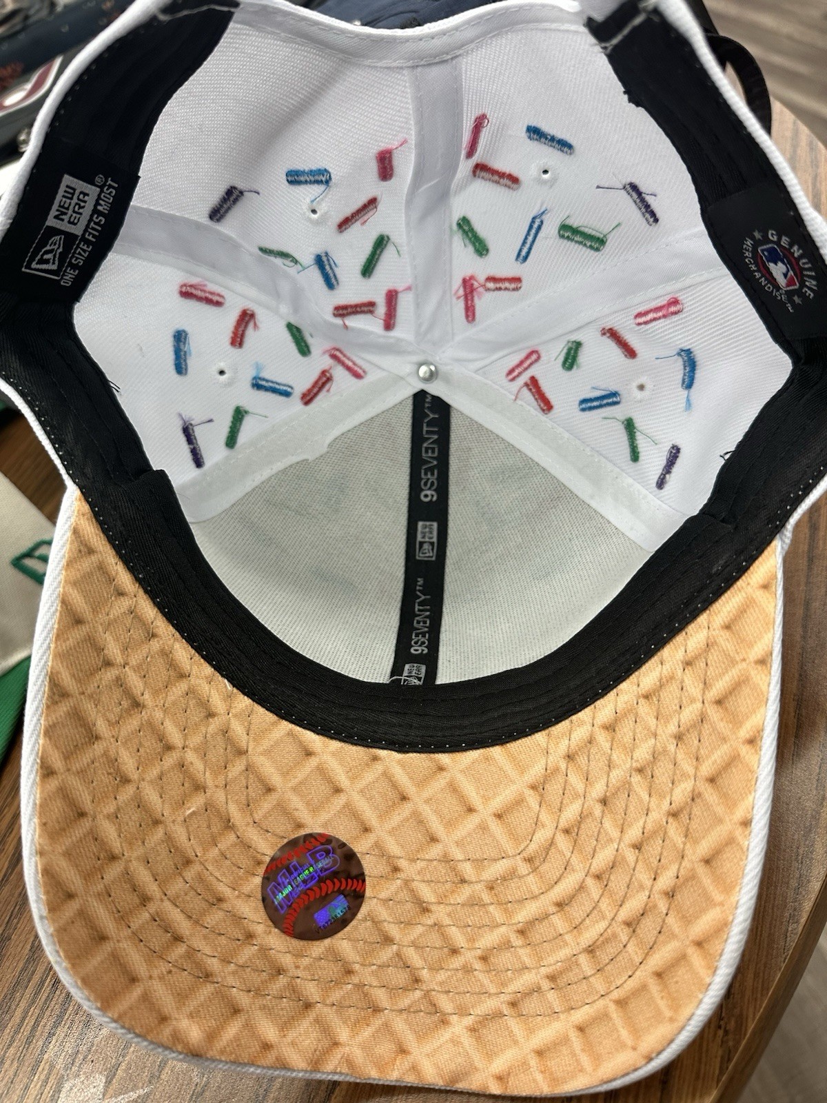 NEW Special Edition Philadelphia Phillies Waffle Cone Ice Cream Adjustable  Hat