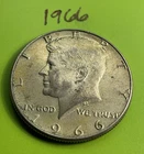 U.S. Coins And Currency  JFK Half Dollar 1966 1/2 Dollar Coin