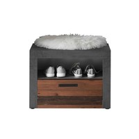 Garderobenbank Jones Matera Schuhbank Old Wood