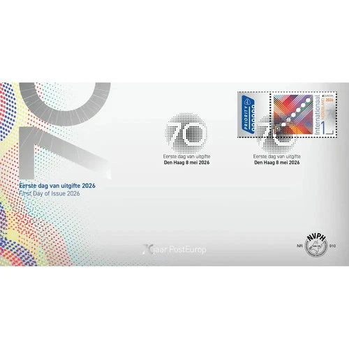 NETHERLANDS 2026 EUROPE - 70 Years of the EUROPA FDC no 910