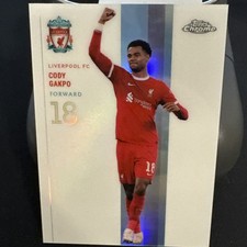 Cody Gakpo Insert Topps Chrome Liverpool 2023/24