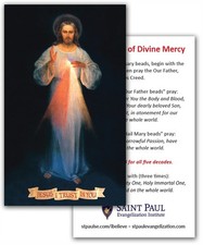 100 Divine Mercy Holy Cards Bulk Pack Catholic Devotion Jesus Cards &mdash; Bulk Lot