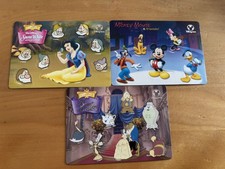 2006 Walt Disney Store Cards Mickey Snow White Beauty Stickers/Checklist