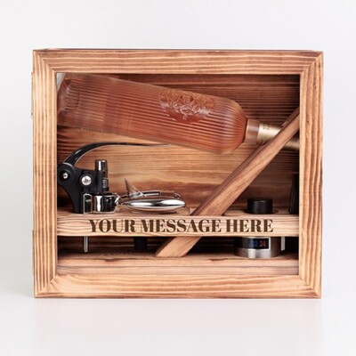 Wine Box  complete wine accessory set  wedding or corporate gift.