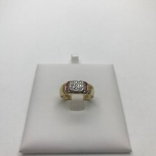 ANELLO da Donna fascia stretta con RUBINI, diamanti e oro giallo 18 KT RE21