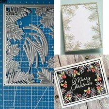 Pine Needle Frame Metal Cutting Dies Scrapbooking Paper Card Embossing Stencils