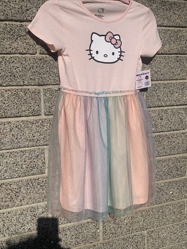 Hello Kitty Girls and Pink Tutu Dress Party Tulle Skirt NWT size 12 Free Ship - 第 7/10 張圖片