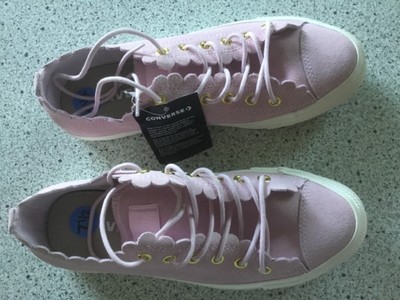 baby pink leather converse
