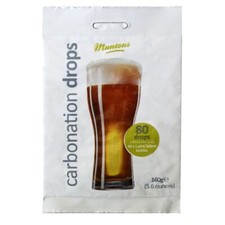 Muntons Carbonation Drops x 80 Priming Sugar Glucose Beer Cider Homebrew
