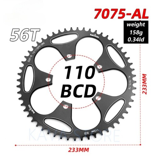 Road Bicycle Chainring Narrow Wide Single Chain Ring Bike Crank Accessorie Tooth - Picture 16 of 35