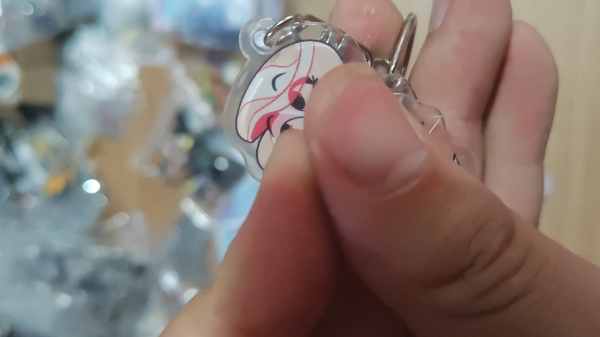 20pcs Anime Hazbin Hotel mix Acrylic Keychain Key Chain Girls boy