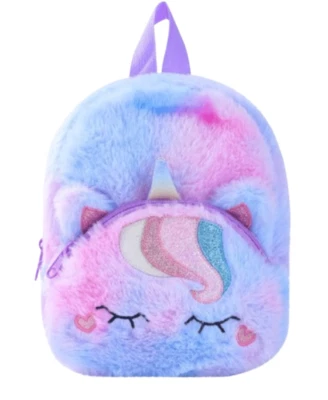 Wiztex Unicorn Backpack - 3D Einhorn modellierter Rucksack für Kinder DE❤ (Lila)