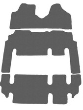 Nuovo Tappetini in Velluto per Fiat Scudo II persone 1x porta laterale 2006-2016