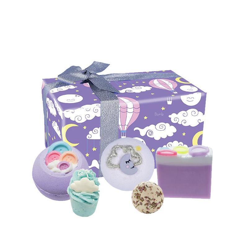 Bomb Cosmetics Bath Bombs Soap Handmade Cotton Dream Land Gift Set Cruelty Free